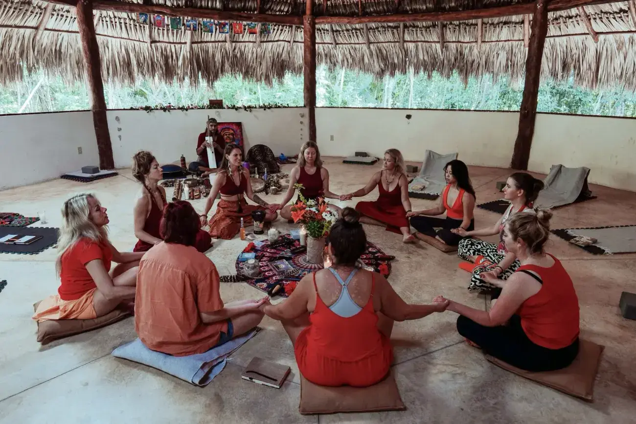 Ceremony circle at Casa Arkaana